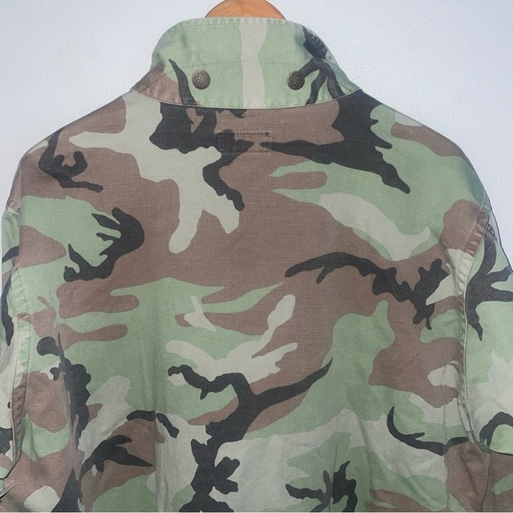 Polo Ralph Lauren Camo Military Over Shirt U.S.-R.L. Jacket Camouflage ( L ) - Picture 9 of 12